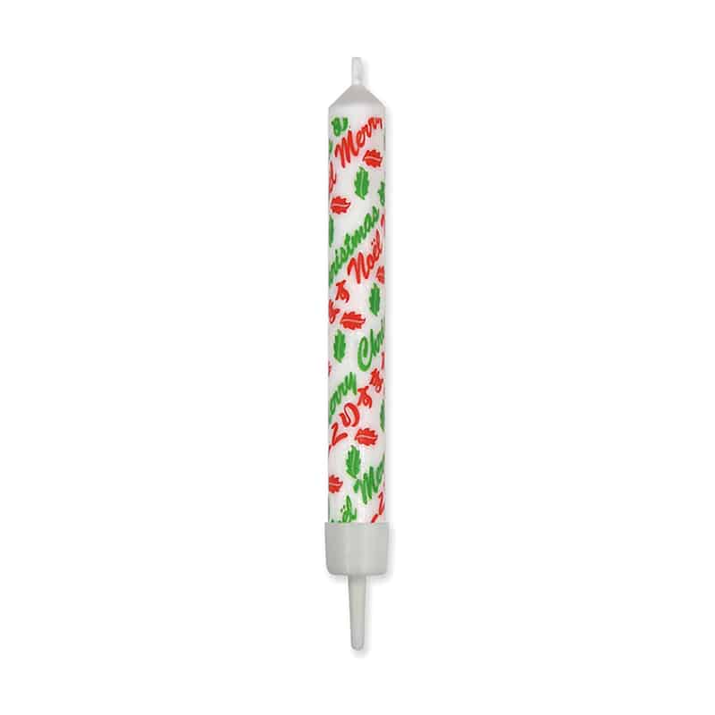 ユウキ 飾りキャンドル Xmas ワード 136330 100セット/袋（ご注文単位1袋）【直送品】