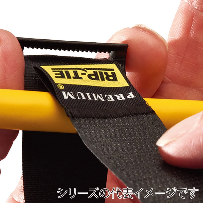 RIP-TIE リップロックケーブルラップ 25.4mm幅 88.9mm オレンジ 100本 RLH-035-100-O 1個（ご注文単位1個）【直送品】