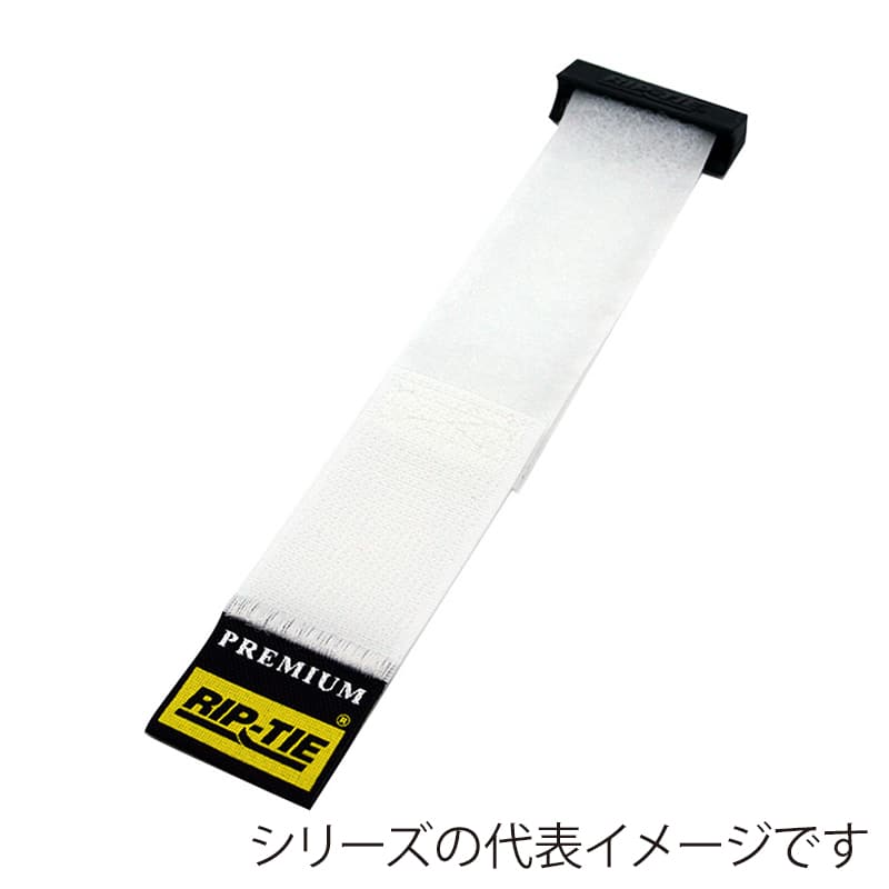 RIP-TIE リップロックケーブルラップ 25.4mm幅 368.3mm 白 100本 RLH-145-100-W 1個（ご注文単位1個）【直送品】