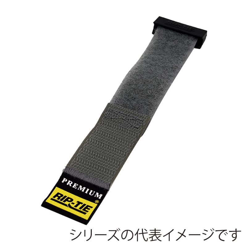 RIP-TIE リップロックケーブルラップ 25.4mm幅 546.1mm 灰 3本 RLH-215-003-GY 1個（ご注文単位1個）【直送品】