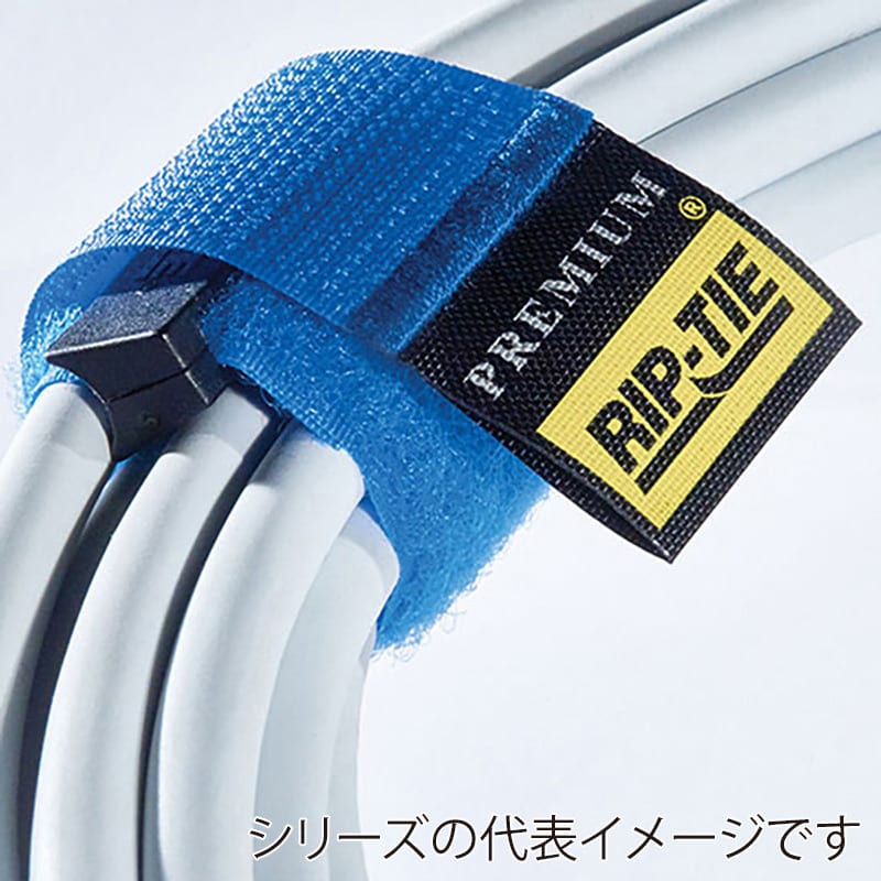 RIP-TIE リップロックケーブルラップ 25.4mm幅 114.3mm オレンジ 10本 RLH-045-010-O 1個（ご注文単位1個）【直送品】