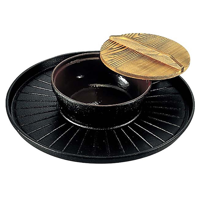 SN　鉄　焼きしゃぶ鍋　35cm   1個（ご注文単位1個）【直送品】