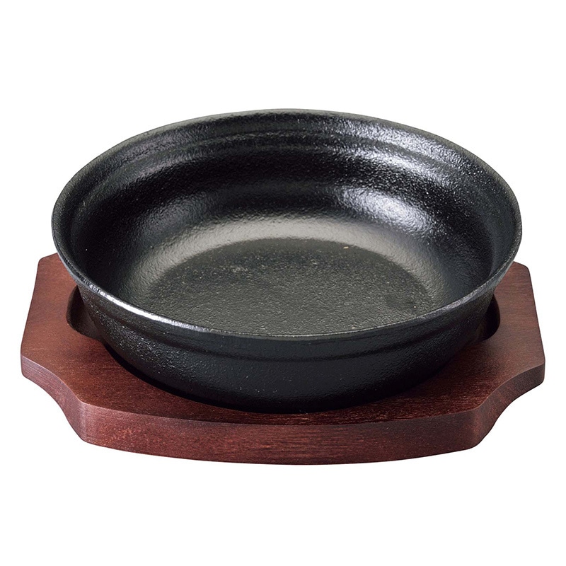 SN 鉄 ひとり鍋 丸 1個(ご注文単位1個)【直送品】