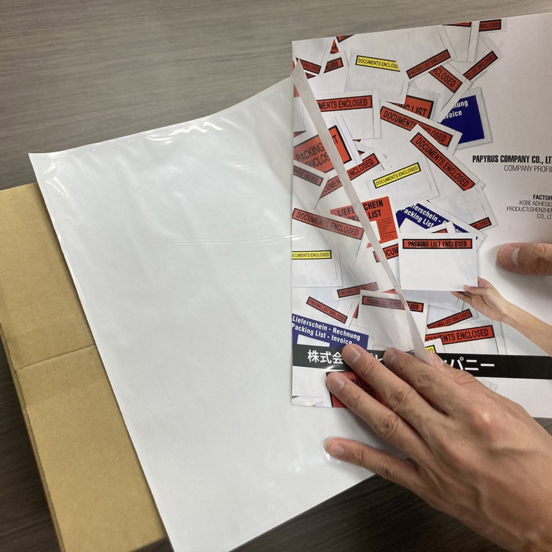 パピルスカンパニー 伝票袋 デリバリーパック A4サイズ用 PA-004T 1束(ご注文単位10束)【直送品】