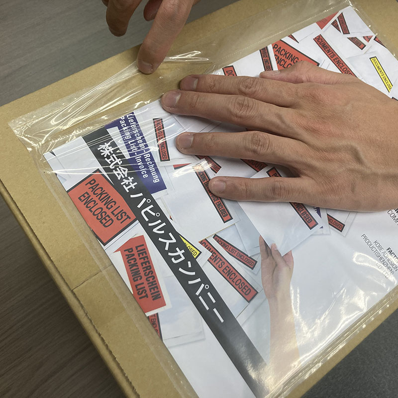 パピルスカンパニー 伝票袋 デリバリーパック A4サイズ用 PA-004T 1束(ご注文単位10束)【直送品】