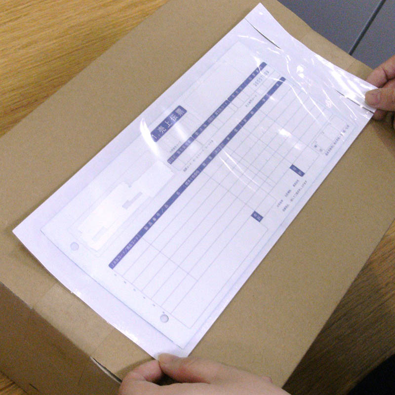 パピルスカンパニー 伝票袋 デリバリーパック チェーンストア統一伝票サイズ用 PA-007T 100枚/束