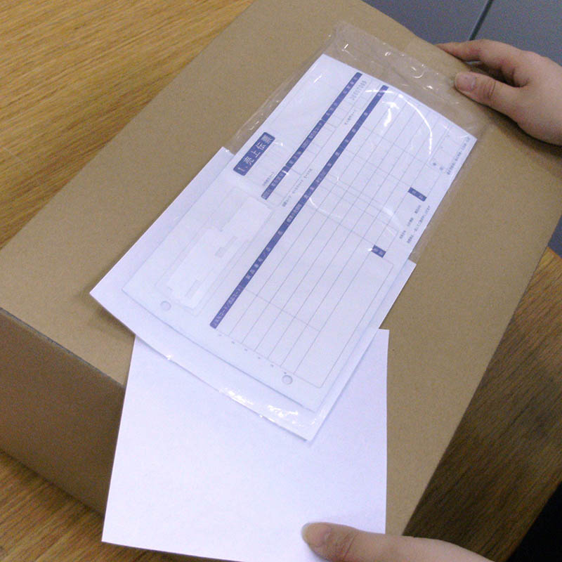 パピルスカンパニー 伝票袋 デリバリーパック チェーンストア統一伝票サイズ用 PA-007T 100枚/束