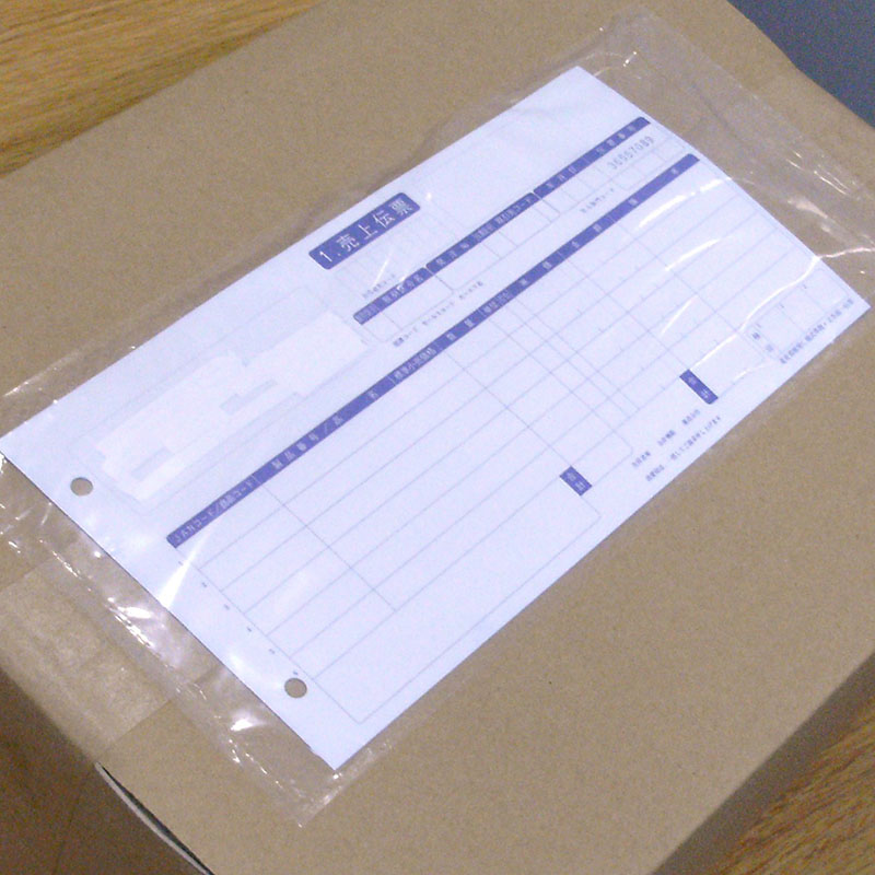 パピルスカンパニー 伝票袋 デリバリーパック チェーンストア統一伝票サイズ用 PA-007T 100枚/束