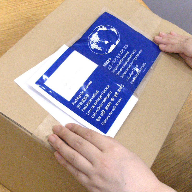 パピルスカンパニー 伝票袋 デリバリーパック 納品書在中 World Wide 長3 PA-010T 1束(ご注文単位20束)【直送品】