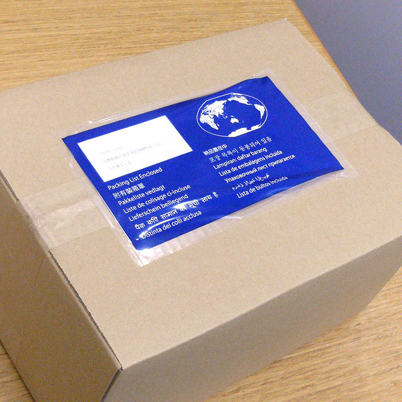 パピルスカンパニー 伝票袋 デリバリーパック 納品書在中 World Wide 長3 PA-010T 1束(ご注文単位20束)【直送品】