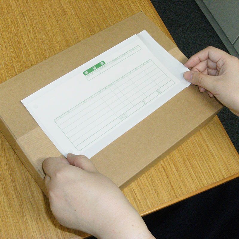 パピルスカンパニー 伝票袋 デリバリーパック 完全密封タイプ 長4 PA-013T 100枚/束