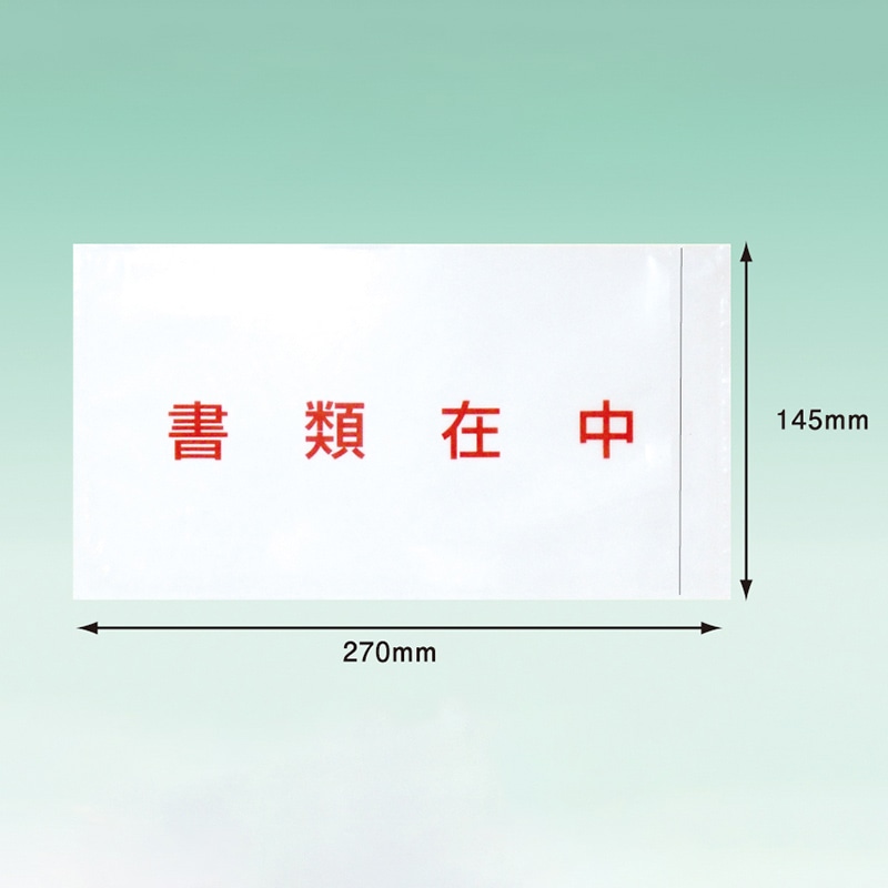 パピルスカンパニー 伝票袋　デリバリーパック 書類在中　長3 PA-015T 1束（ご注文単位20束）【直送品】