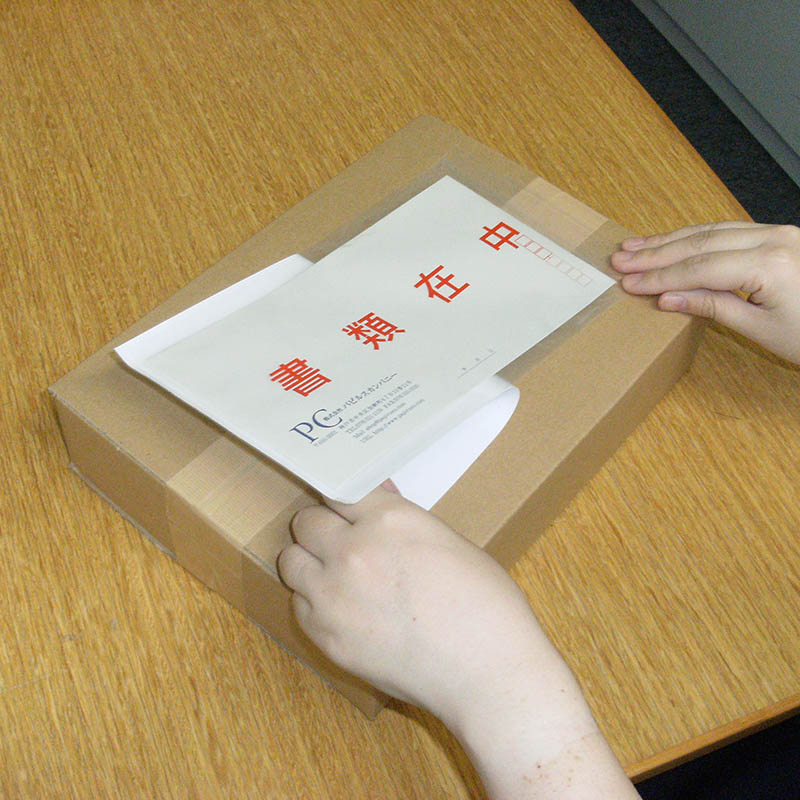 パピルスカンパニー 伝票袋 デリバリーパック 書類在中 長3 PA-015T 1束(ご注文単位20束)【直送品】