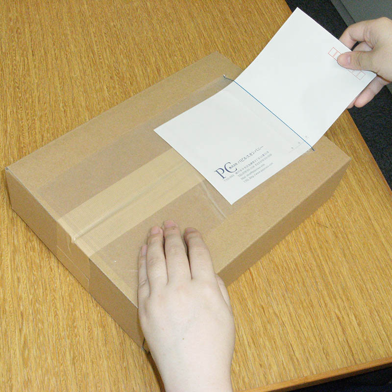 パピルスカンパニー 伝票袋 デリバリーパック ポケットタイプ 長3 PA-016T 100枚/束