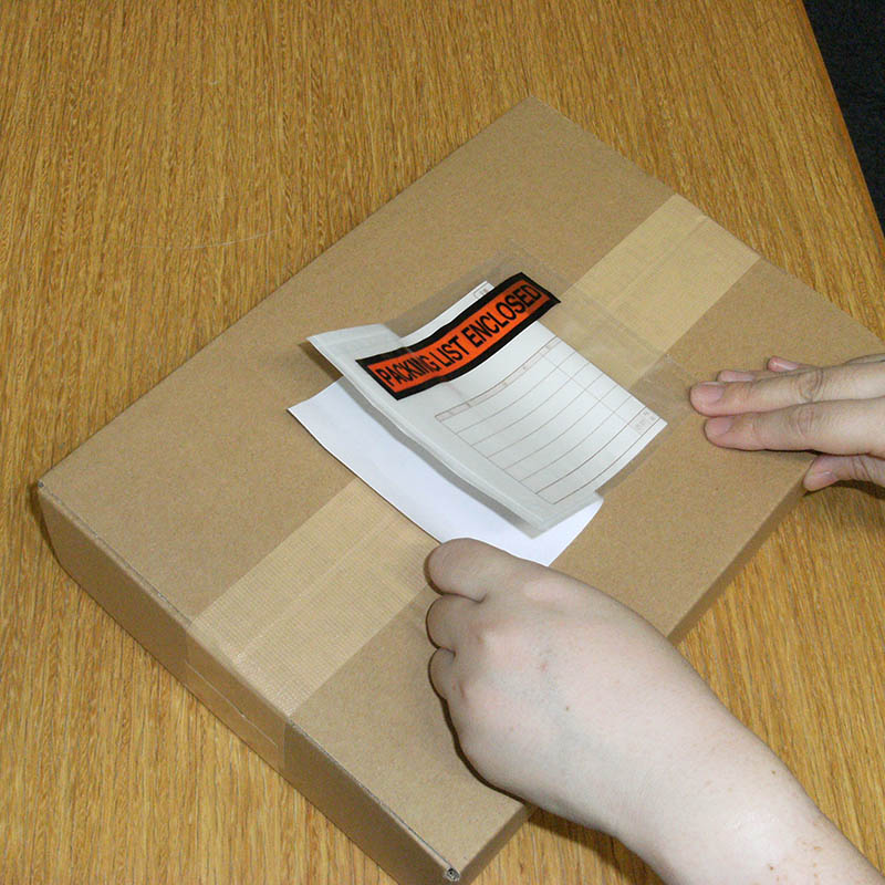 パピルスカンパニー 伝票袋 デリバリーパック PACKING LIST A7サイズ PA-019T 1束(ご注文単位20束)【直送品】