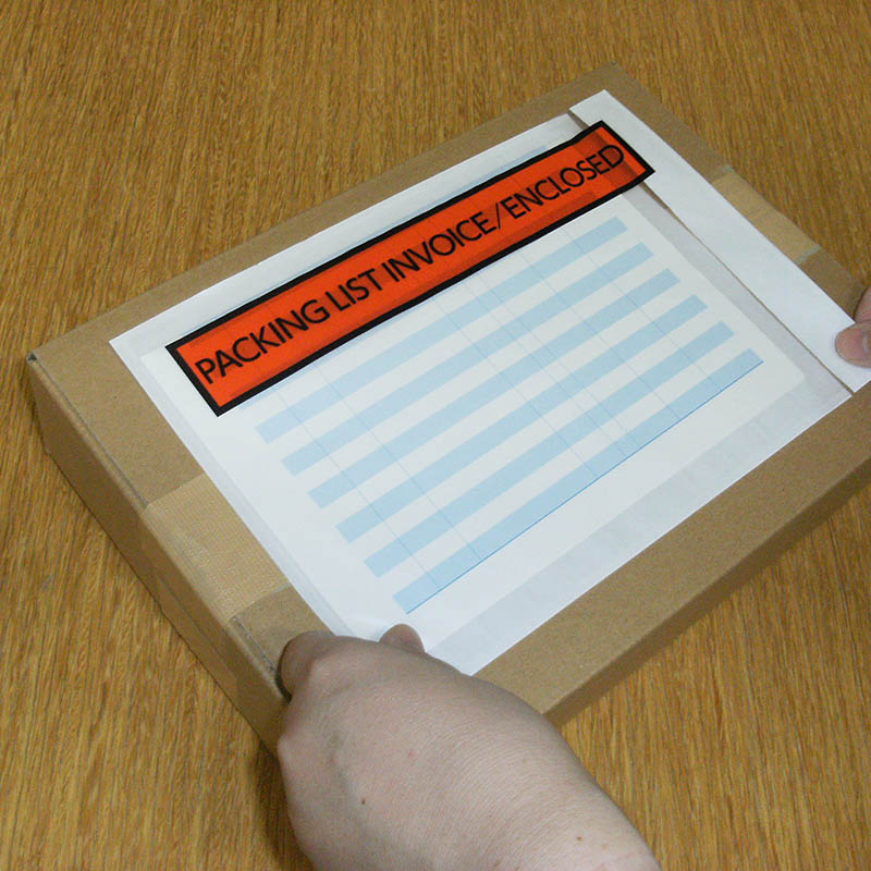 パピルスカンパニー 伝票袋 デリバリーパック PACKING LIST A5サイズ PA-020T 1束(ご注文単位10束)【直送品】
