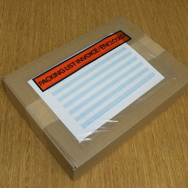 パピルスカンパニー 伝票袋 デリバリーパック PACKING LIST A5サイズ PA-020T 1束(ご注文単位10束)【直送品】