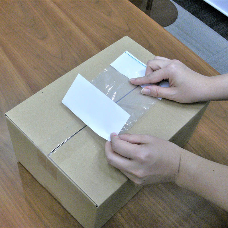 パピルスカンパニー 伝票袋 デリバリーパック ポケットタイプ 部分糊 A4サイズ PA-021T 1束(ご注文単位20束)【直送品】