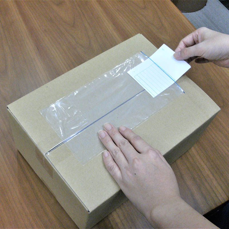 パピルスカンパニー 伝票袋 デリバリーパック ポケットタイプ 部分糊 A4サイズ PA-021T 1束(ご注文単位20束)【直送品】