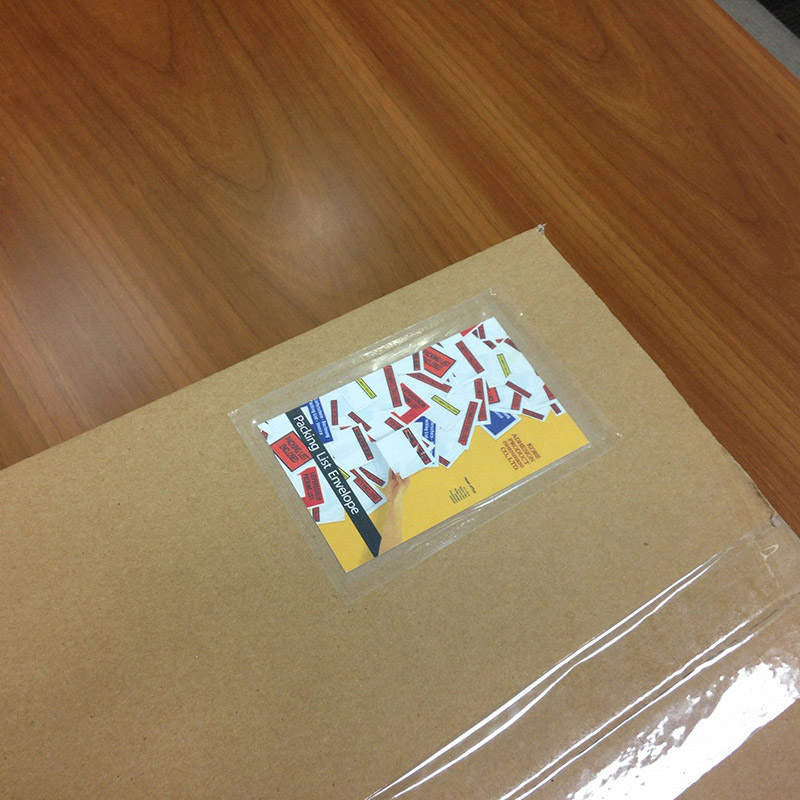 パピルスカンパニー 伝票袋 デリバリーパック 3方溶着タイプ 名刺サイズ用 PA-026T 1束(ご注文単位40束)【直送品】