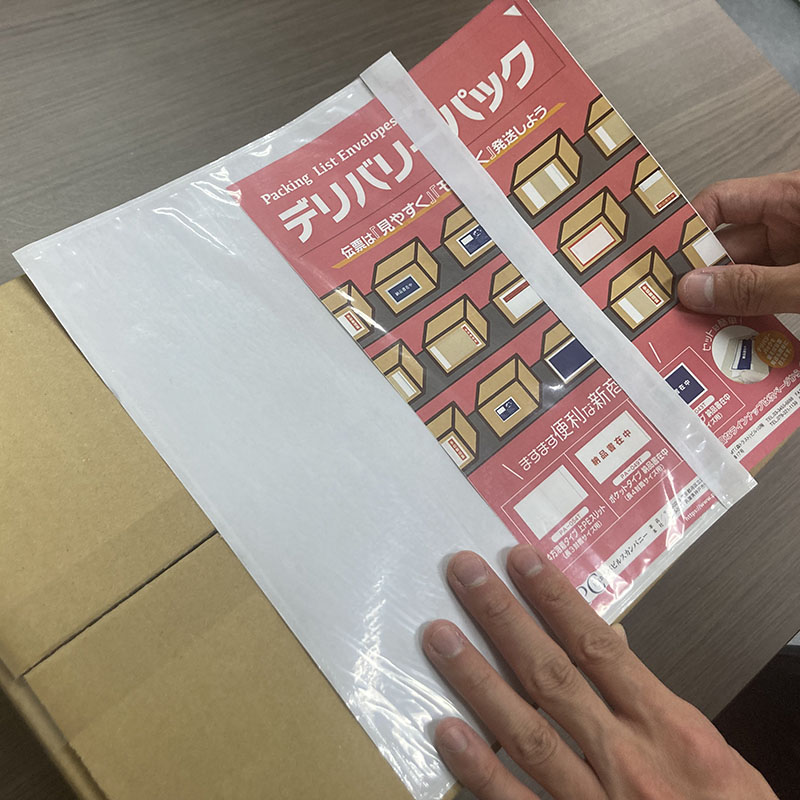 パピルスカンパニー 伝票袋 デリバリーパック 完全密封タイプ B5サイズ用 PA-028T 1束(ご注文単位10束)【直送品】