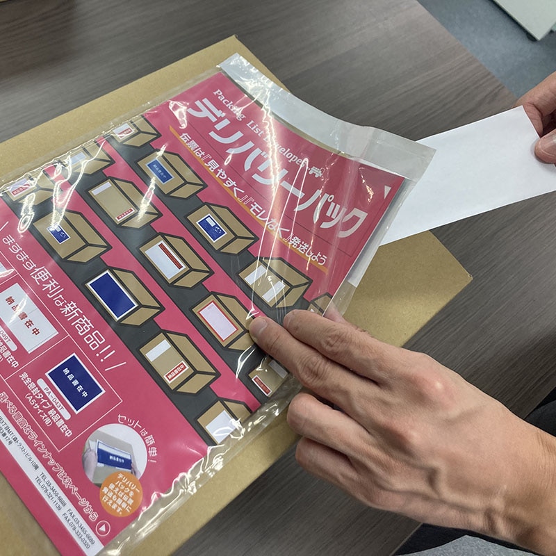 パピルスカンパニー 伝票袋　デリバリーパック 完全密封タイプ　部分糊　A4サイズ PA-029T 1束（ご注文単位10束）【直送品】