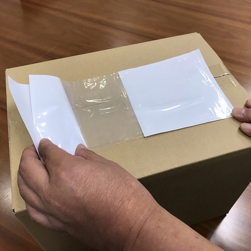 パピルスカンパニー 伝票袋　デリバリーパック 4方溶着タイプ　上PEスリット　長4 PA-053T 1束（ご注文単位20束）【直送品】