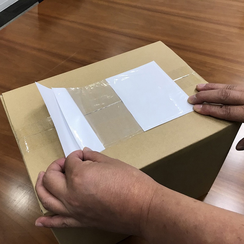 パピルスカンパニー 伝票袋 デリバリーパック 4方溶着タイプ 上PEスリット A6 PA-056T 1束(ご注文単位20束)【直送品】