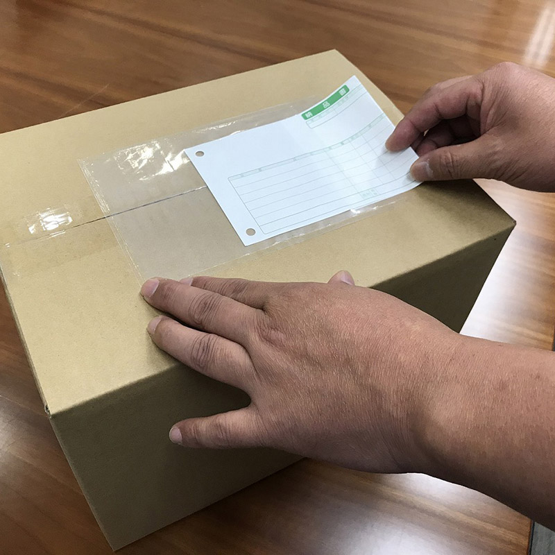 パピルスカンパニー 伝票袋 デリバリーパック 4方溶着タイプ 上PEスリット A6 PA-056T 1束(ご注文単位20束)【直送品】