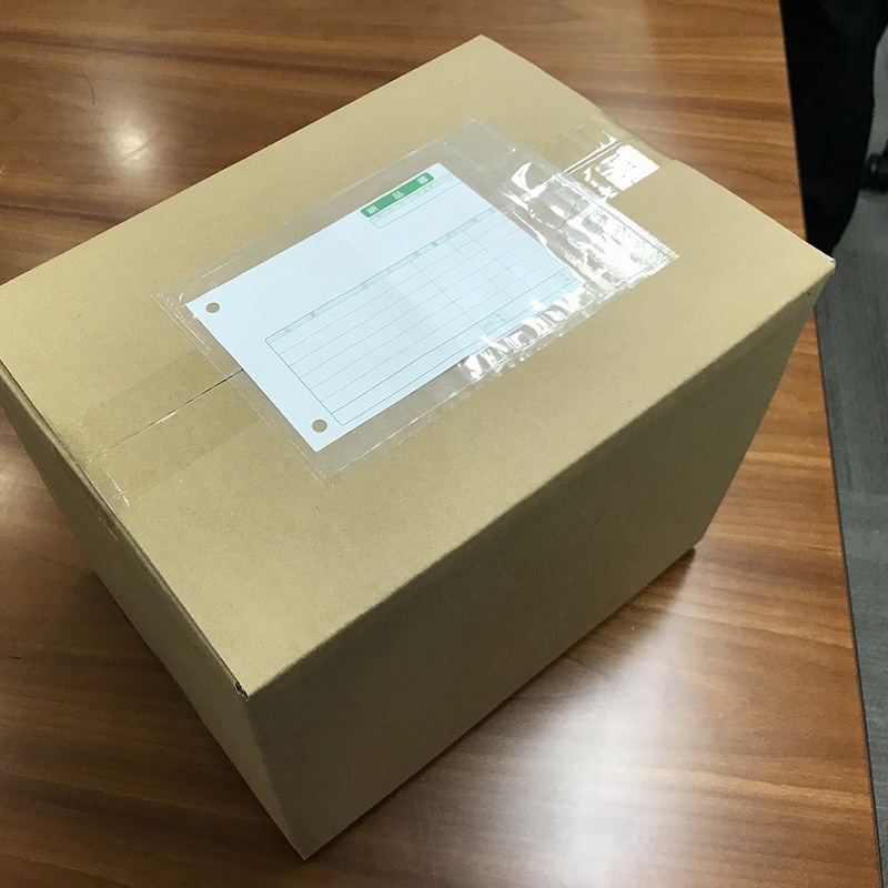 パピルスカンパニー 伝票袋 デリバリーパック 4方溶着タイプ 上PEスリット A6 PA-056T 1束(ご注文単位20束)【直送品】