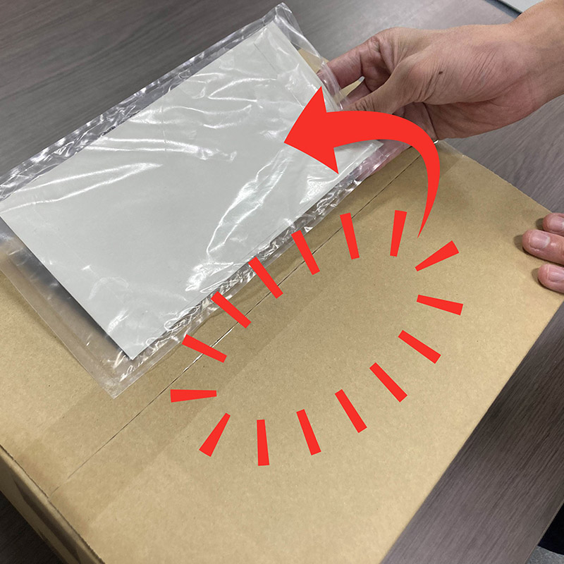 パピルスカンパニー 伝票袋 デリバリーパック 再剥離 完全密封タイプ 長3 PA-702RJ-N 100枚/束