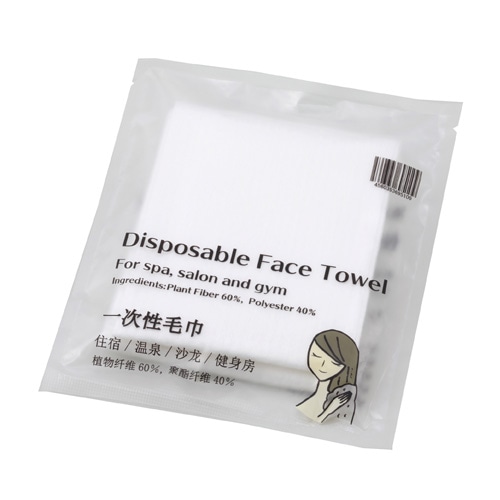 ㈱三和 アメニティ 使い捨てフェイスタオル ECO-2484 600枚/袋(ご注文単位1袋)【直送品】