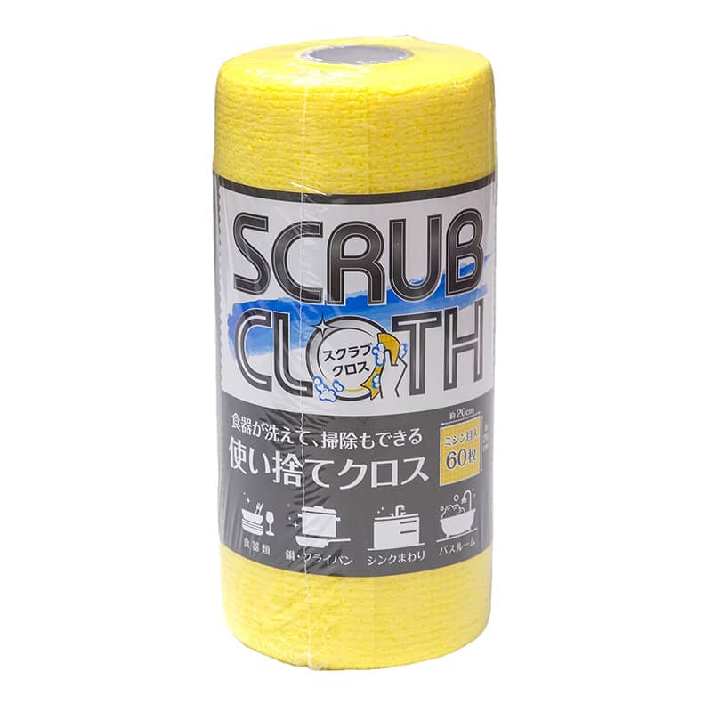 ストリックスデザイン 使い捨てスクラブクロス ロールタイプ 60枚 SA-129 1個（ご注文単位72個）【直送品】