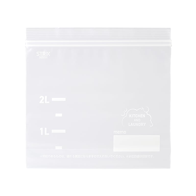 ストリックスデザイン つけ置き洗いジッパーバッグ ミニサイズ 4枚 SA-227 1個（ご注文単位60個）【直送品】
