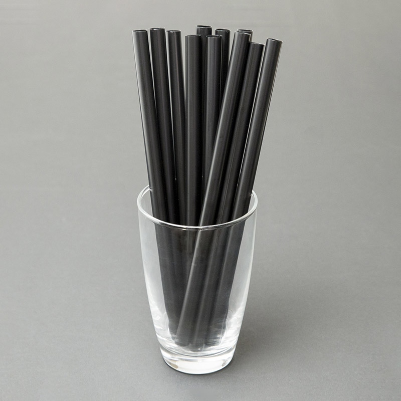 ストリックスデザイン タピオカストロー ブラック　200本入 SD-100 1袋（ご注文単位20袋）【直送品】