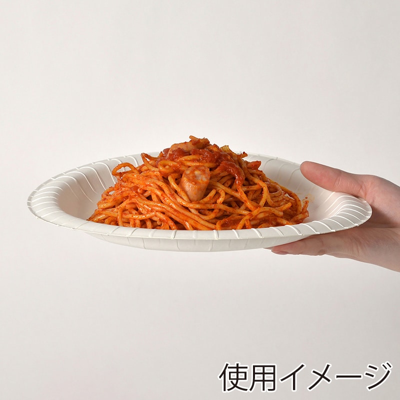 ストリックスデザイン タフペーパープレート 26cm 50枚入 SD-193 1束（ご注文単位8束）【直送品】