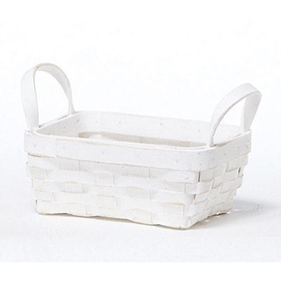 >フォーシーズン バスケット　アレンジ用 CS-700W ホワイト 1個（ご注文単位1個）【直送品】