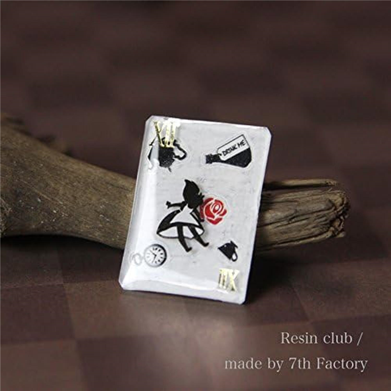 レジンクラブ アリス 両面 UVレジン用シールパーツ RC-ALI-101 1枚(ご注文単位1枚)【直送品】