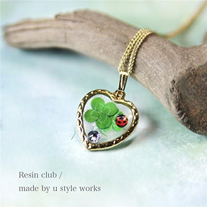 レジンクラブ クローバー 両面 UVレジン用シールパーツ RC-CLV-101 1枚(ご注文単位1枚)【直送品】