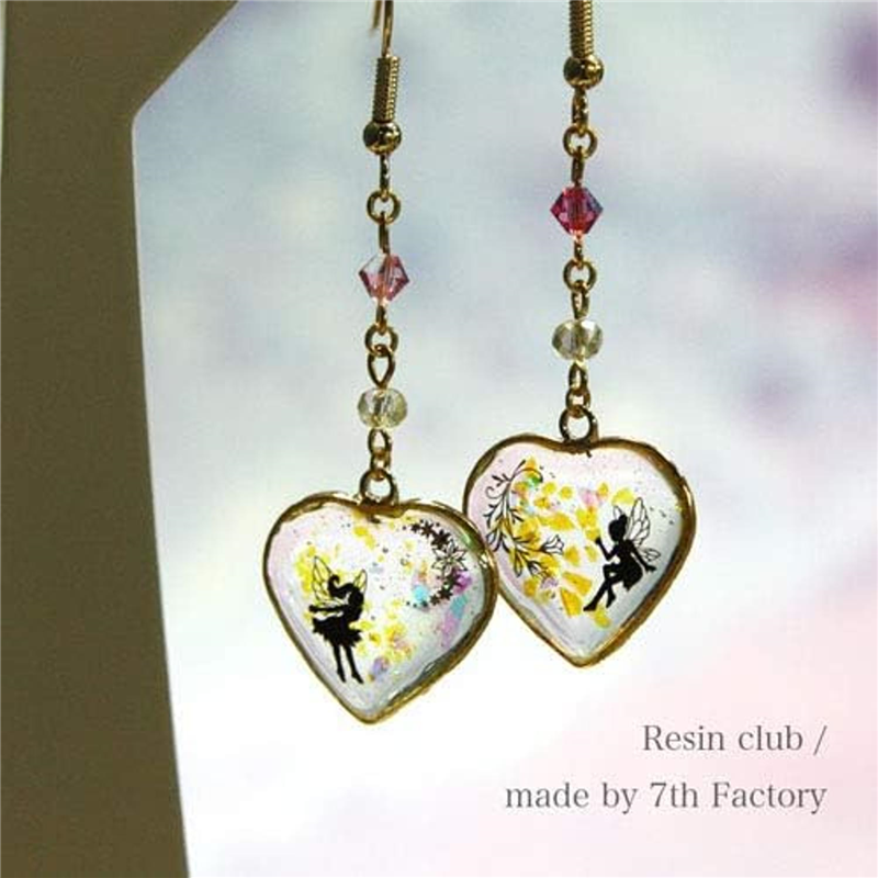 レジンクラブ fairy black 両面 UVレジン用シールパーツ RC-FAI-102 1枚(ご注文単位1枚)【直送品】