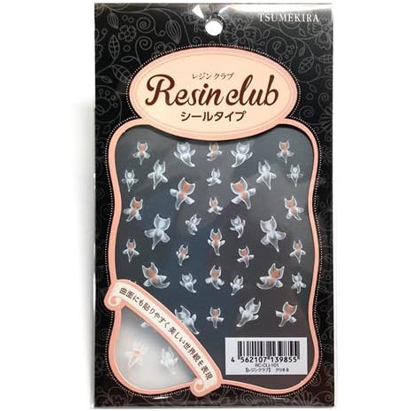 レジンクラブクリオネ UVレジン用シールパーツ RC-CLI-101 1枚（ご注文単位1枚）【直送品】