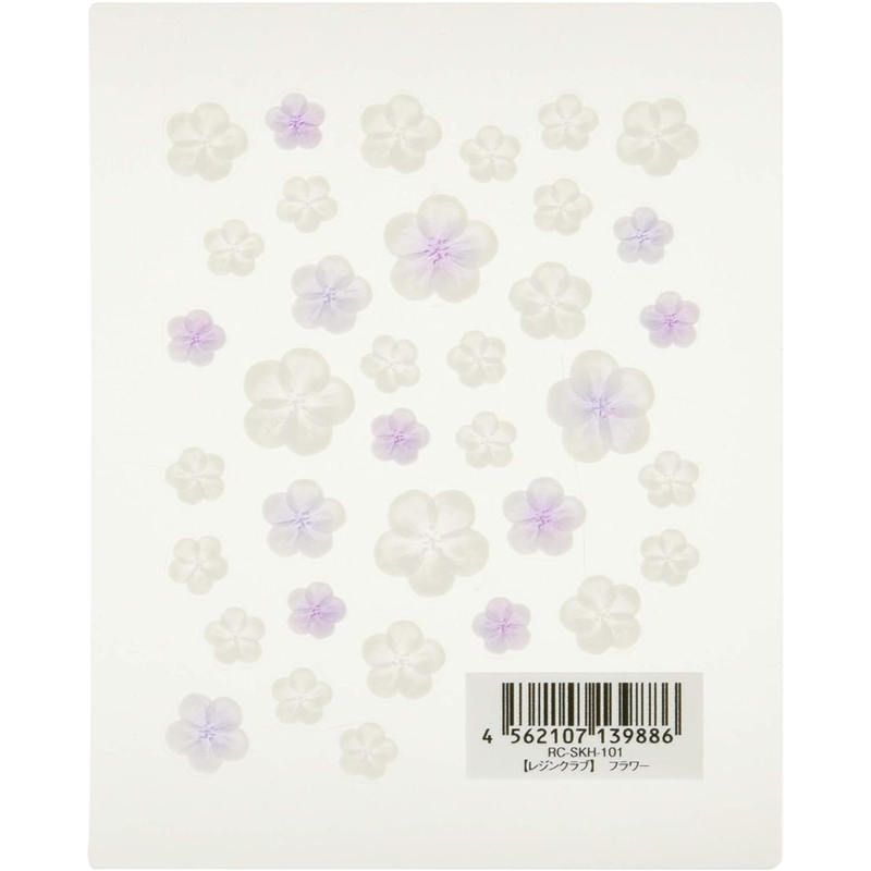 レジンクラブフラワー UVレジン用シールパーツ RC-SKH-101 1枚（ご注文単位1枚）【直送品】