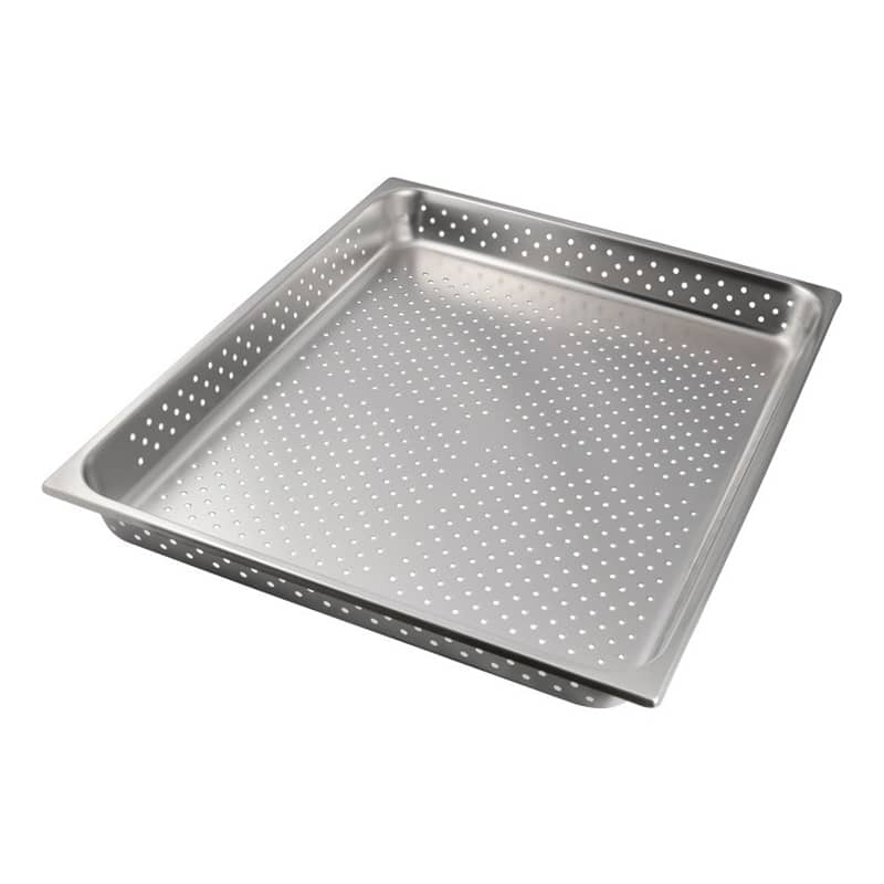 スギコ産業 18-8穴明ホテルパン 2／1ダブルサイズ SA2152-SH-2202P 1個（ご注文単位1個）【直送品】