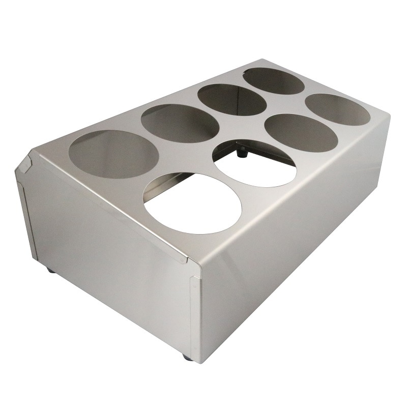 スギコ産業 18-8 シルバーティナー 本体 2列8穴 シリンダー無 SA1062-TO-761-6 1個（ご注文単位1個）【直送品】