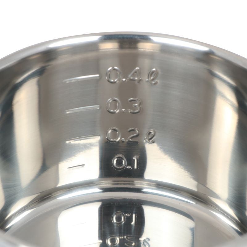 スギコ産業 18-8 浅型キッチンポット φ100 SA0705-SH-4610S 1個(ご注文単位1個)【直送品】