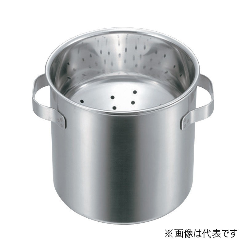 スギコ産業 18-8 天ぷらかす入れ 手付 大 ST0021-SH-4930H-ダイ 1個（ご注文単位1個）【直送品】