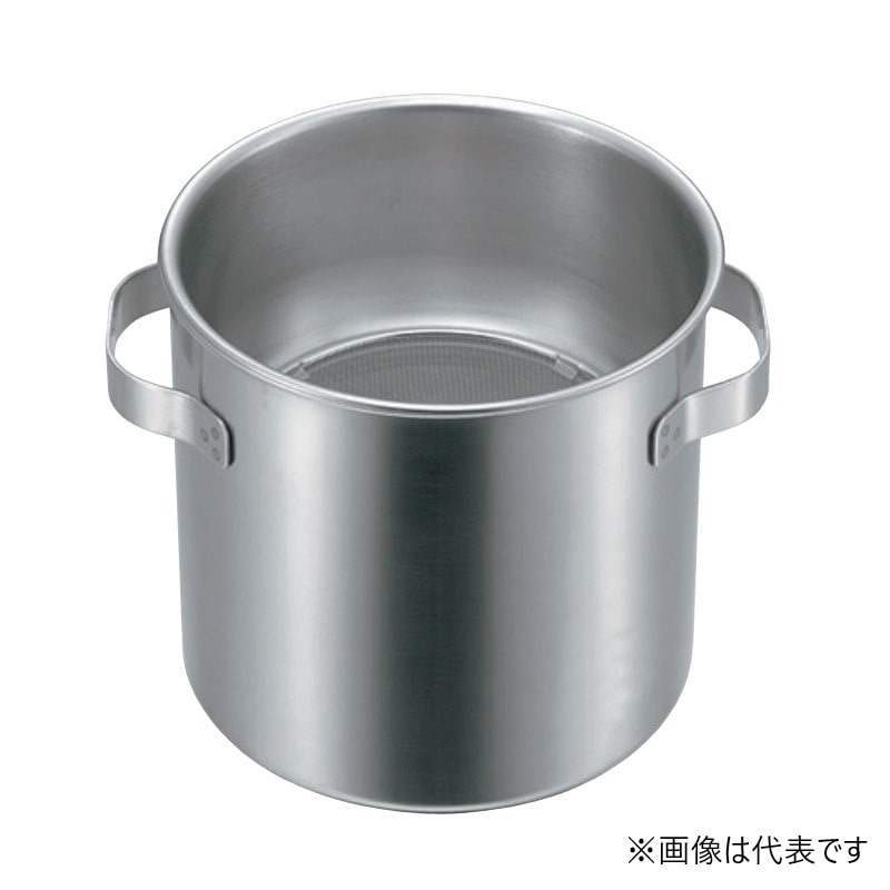 スギコ産業 18-8 替アミ式 揚玉入 手付 中 ST0022-SH-4940H 1個(ご注文単位1個)【直送品】