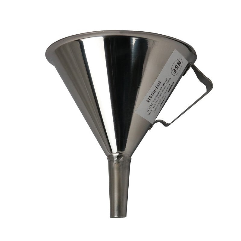 スギコ産業 18-8 ジョウゴ 取手・引っ掛け金具付 φ108 SA0921-SH-604H 1個（ご注文単位1個）【直送品】