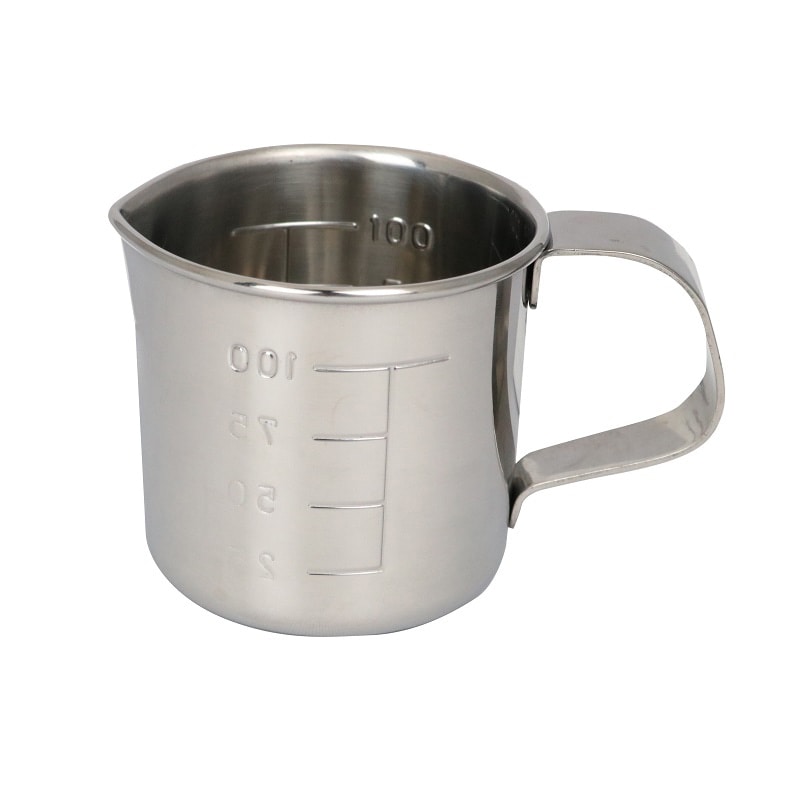 スギコ産業 18-8 計量水マス 口付 100cc SA0899-SH-631M 1個（ご注文単位1個）【直送品】