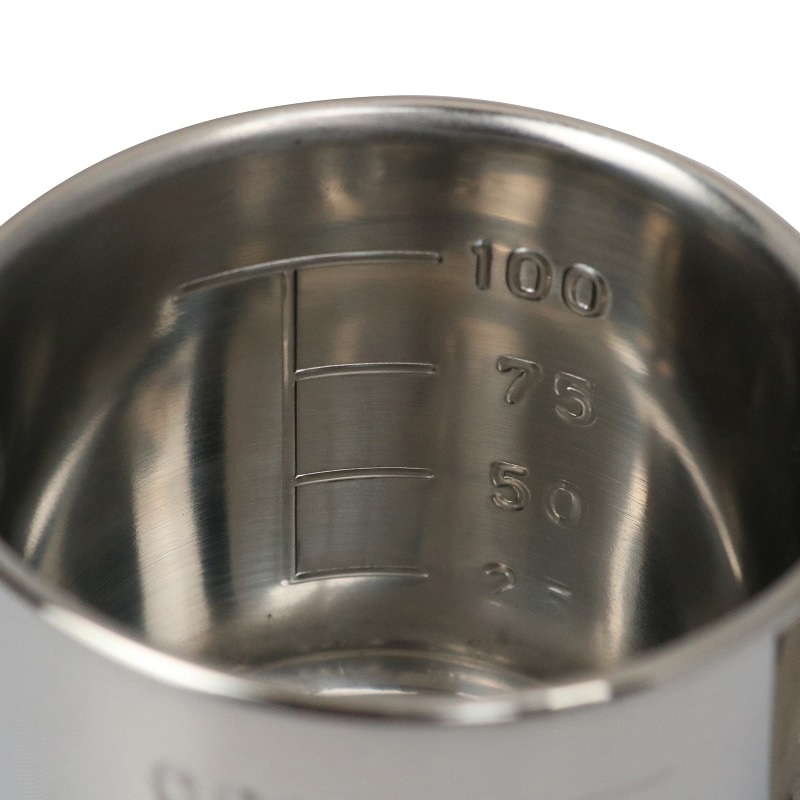 スギコ産業 18-8 計量水マス 口付 100cc SA0899-SH-631M 1個（ご注文単位1個）【直送品】